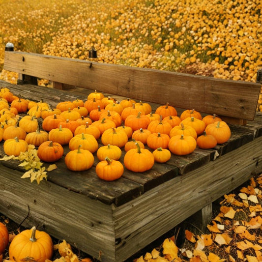Jack Be Little Pumpkin Seeds – Cucurbita pepo | Approx. 30 Seeds | Heirloom Open Pollinated Mini Pumpkin | Decorative Mini Pumpkin Variety | Easy to Grow