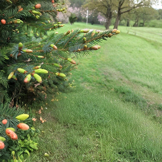Jezo Spruce – Picea jezoensis Seeds | 5,400 Seeds | Fast Growing Evergreen Conifer | Timber, Bonsai & Christmas Tree | Cold Hardy