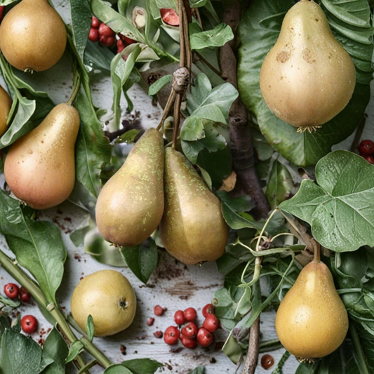 Conference Pear – Pyrus communis 25+ Seeds for Planting | Fresh Seeds | FREE Shipping  Heirloom Fruit Variety | Backyard Orchard Starter | Easy to Grow