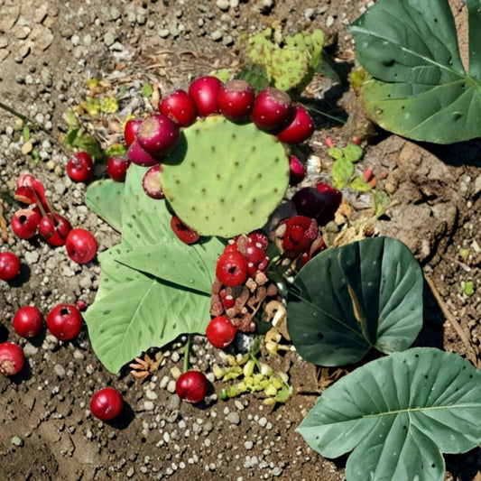 Nopal Nopalina Cactus Seeds – Nopalea / Opuntia 20+ Seeds | Sweet Edible Fruit | Exotic Prickly Pear  Cold & Heat Tolerant | Low Maintenance | Drought Resistant