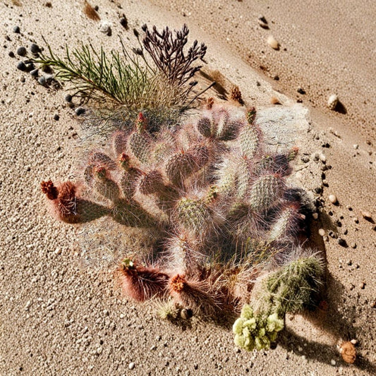 Mojave Prickly Pear – Opuntia polyacantha 30 Wild-Harvested Seeds | Cold Hardy Cactus | USA Collected  Desert Native | Frost Tolerant | Showy Spring Blooms