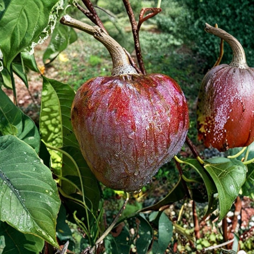 Red Custard Apple Tree – Annona Reticulata Live Plant | 2 Ft+ Tall | Tropical Fruit Tree | Rare Exotic Garden Plant