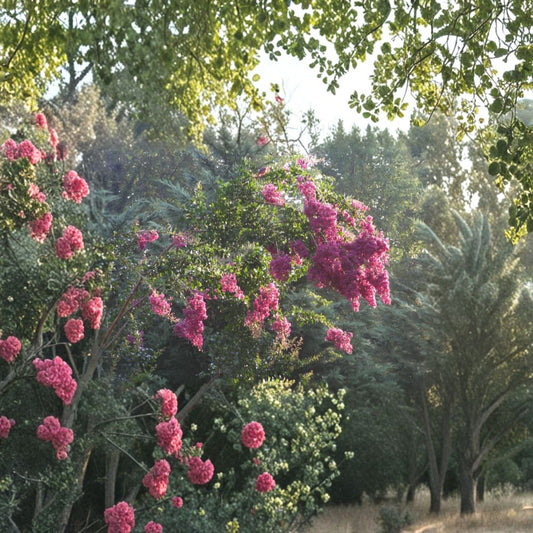 Crape Myrtle Cuttings – 12 Pack (10+2 Bonus) | Red Pink Raspberry Lagerstroemia | Flowering Tree Starter | Easy to Grow