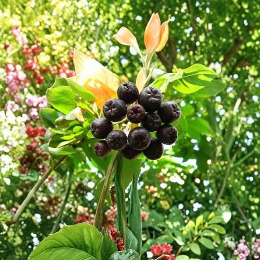 Black Chokeberry Cuttings – Aronia melanocarpa Unrooted (12 Pack) | 6–8 Inch Stems | Hardy Native Berry Shrub | Edible Garden Plant