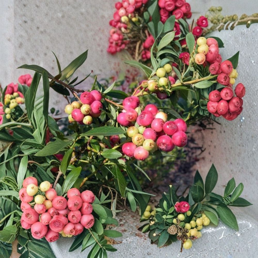 Pink Lemonade Blueberry Plant – Vaccinium Rabbiteye | Rooted Plant in 3 Inch Pot | Sweet Pink Berry Bush for Garden or Containers