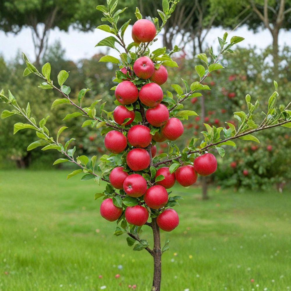 Red Delicious Apple Tree – Dwarf Live Plant | 4–5 Ft Tall | 3 Gallon Pot | Sweet Juicy Apples | Backyard Fruit Tree