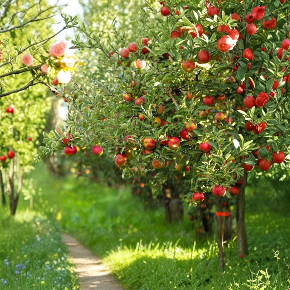 Gala Apple Tree – Malus domestica Live Plant | 5–6 Ft Tall | Sweet Crisp Apple Tree | Backyard Orchard Fruit Tree