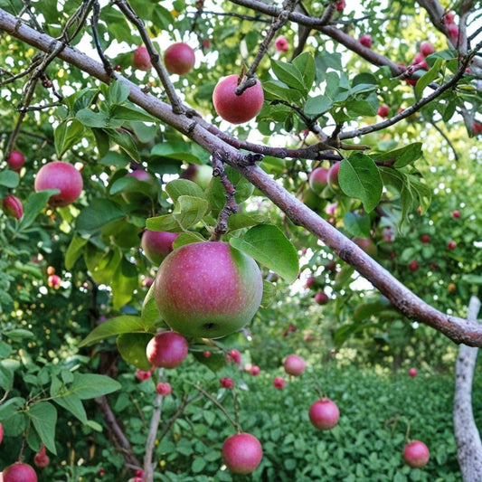 Fuji Apple Seeds – Malus pumila | 5 Dwarf Apple Tree Seeds | Grow Your Own Apple Tree | Cold Hardy Fruit Seeds