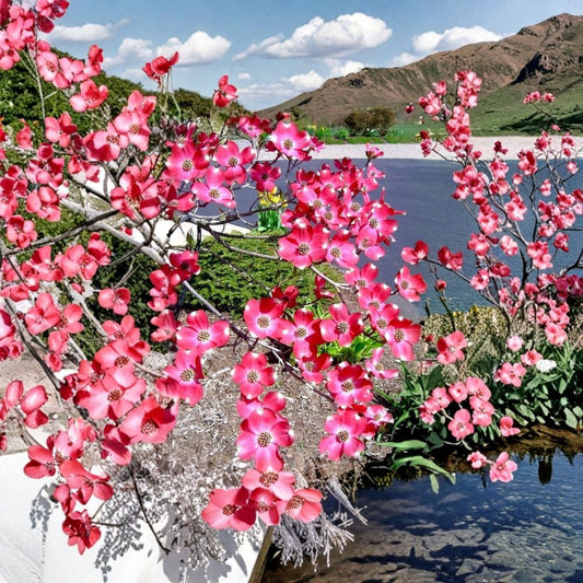 Red Flowering Dogwood Cuttings – 3 Fresh Cuttings | Cornus florida rubra | 8–10 Inch Hardwood Cuttings | Ornamental Tree | Wildlife Friendly