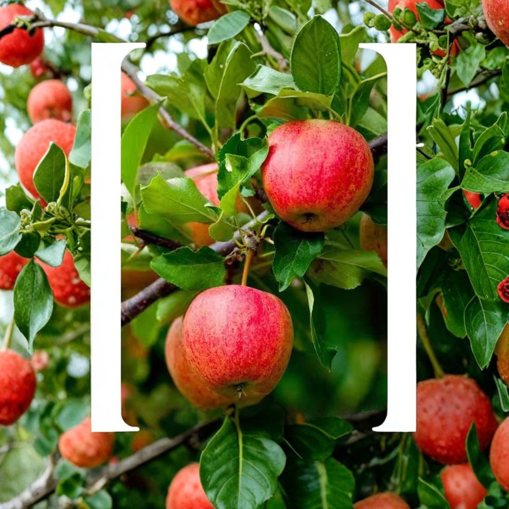Fuji Apple Tree – Malus domestica Live Plant | 3 Feet Tall | Bare Root Sweet Apple Fruit Tree Starter | Backyard Orchard & Garden Friendly | Easy to Grow