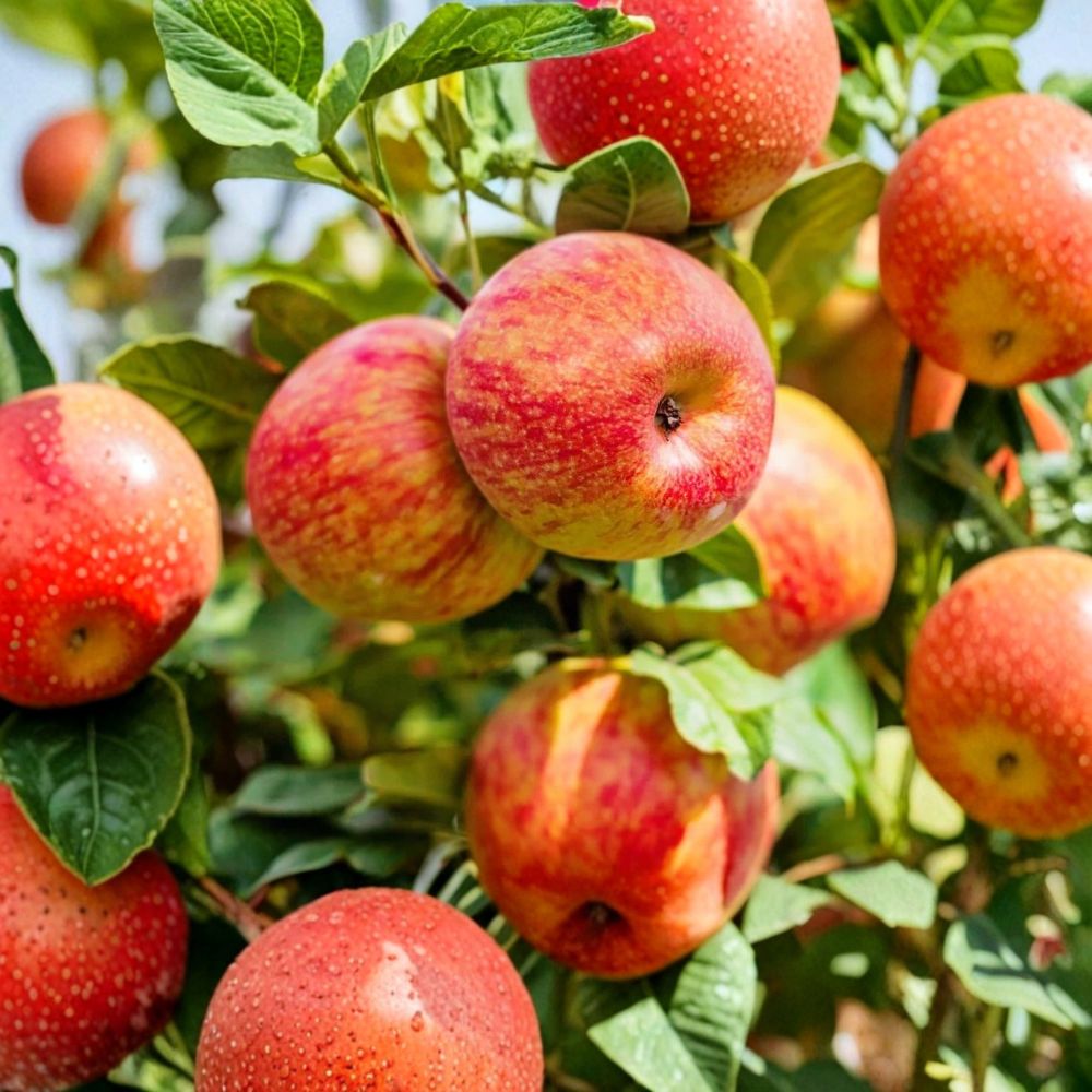 Honeycrisp Apple Tree – Malus domestica Live Plant | 2–3 Feet Tall | Sweet Crisp Apple Variety | Backyard Orchard Tree | Easy to Grow