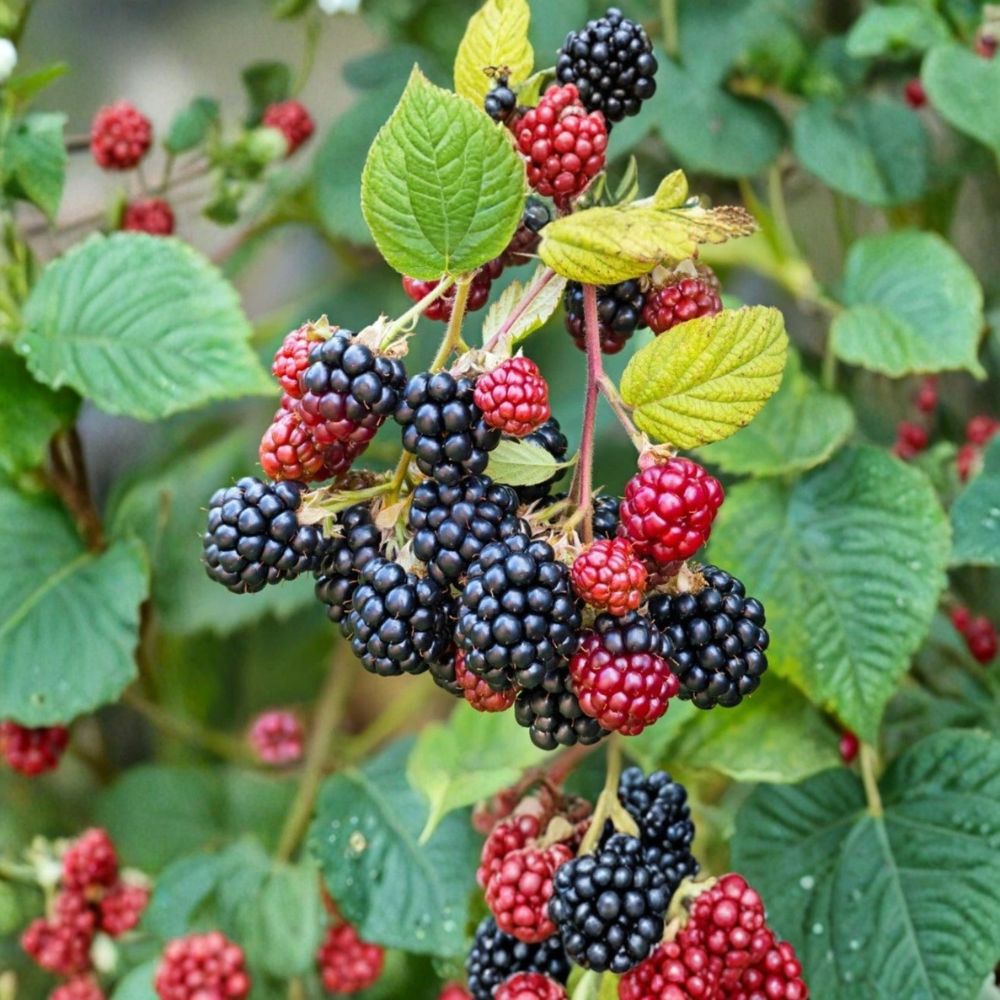 Wild Blackberry Cuttings – 15 Unrooted 6–8 Inch Bramble Cuttings | Edible Fruit Plant | Pollinator Friendly | Fast Growing Berry Bush
