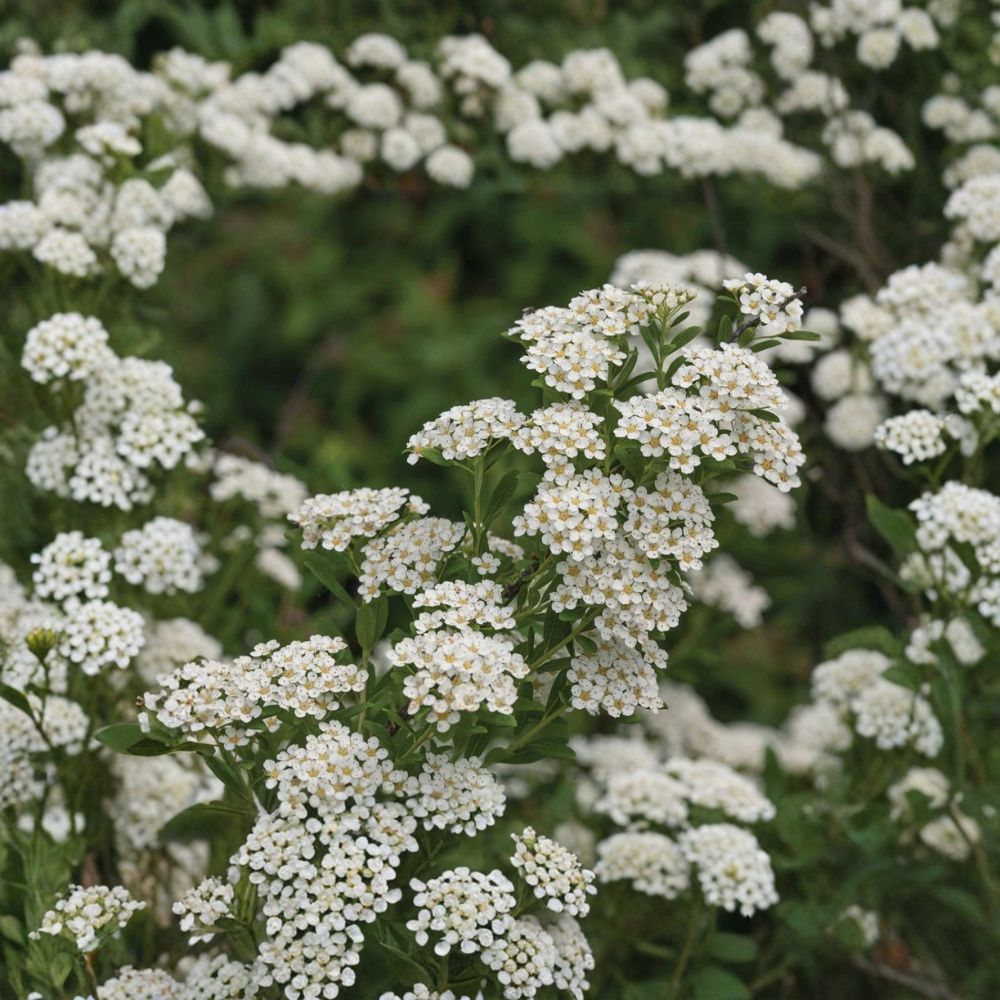 White Wedding Cake Spirea – 10 Unrooted Cuttings (6–8 Inches) | Bonus 2 Extra | Hardy Flowering Shrub | Easy Propagation Starter