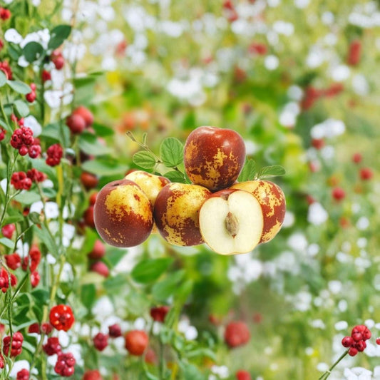 Li Jujube Tree Cuttings – 4 Unrooted 6 Inch Cuttings | Ziziphus Jujuba Fruit Tree | Sweet Chinese Date Plant | Easy to Grow Garden Fruit