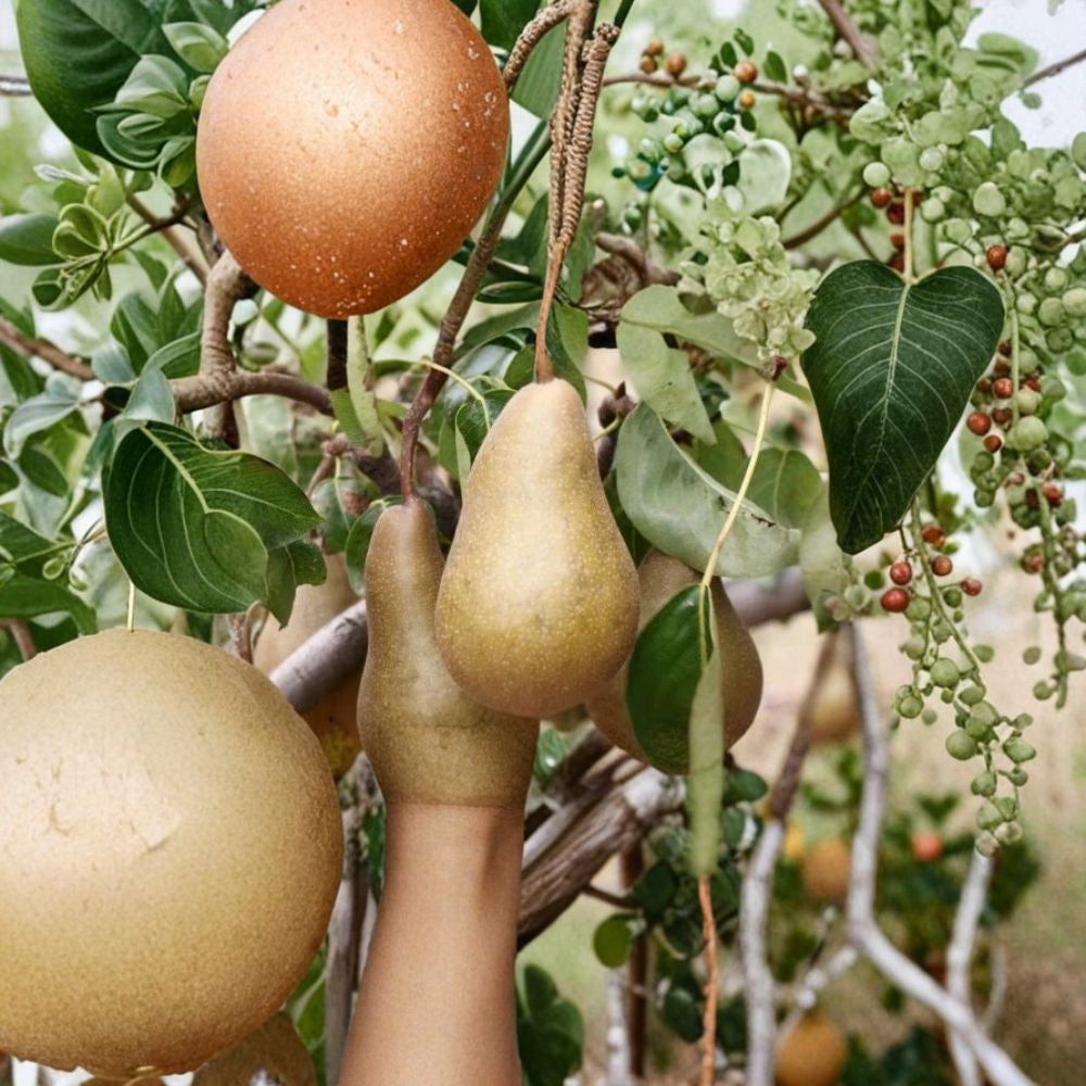 Beurre Bosc Pear – Pyrus communis 25+ Seeds for Planting | Fresh Seeds | FREE Shipping  Classic Bosc Pear Variety | Sweet & Aromatic Fruit | Backyard Orchard Starter