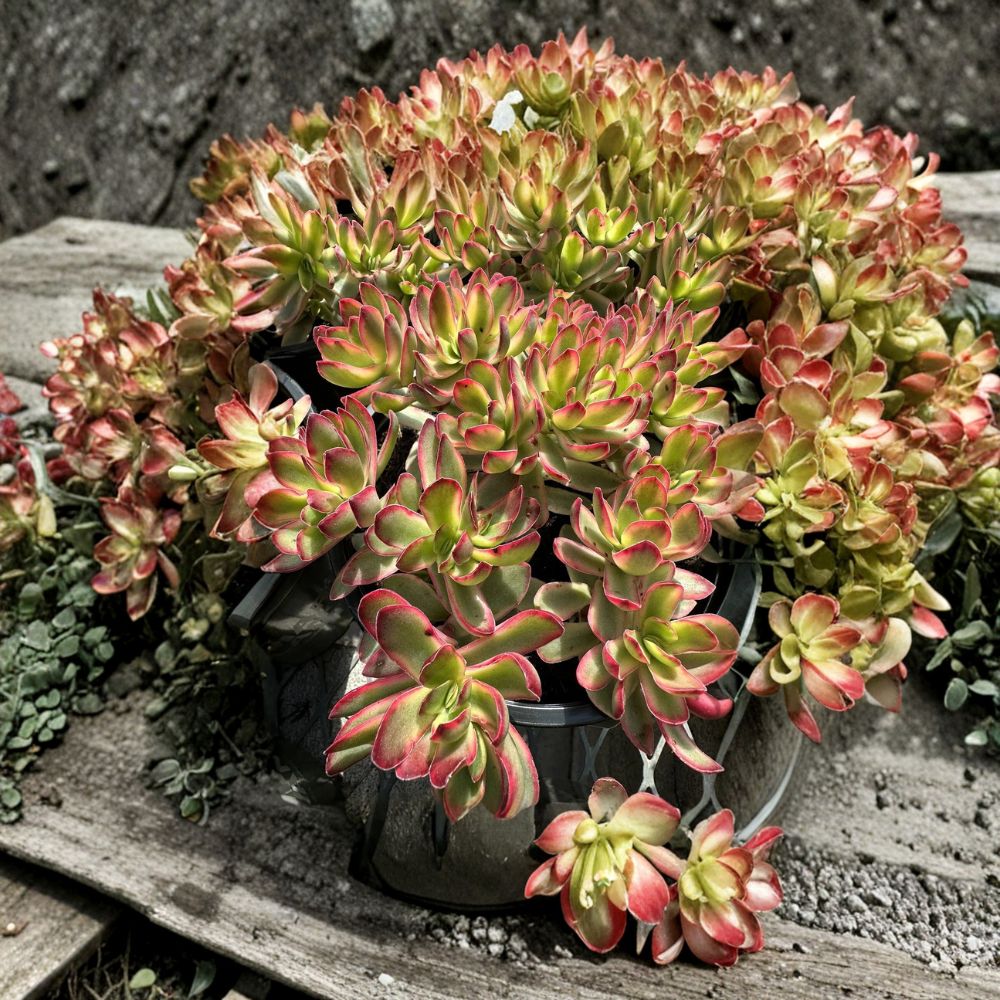 Crassula Daydream Variegated – 3 Cuttings | Rare Succulent Plant | Variegated Crassula Starter | Easy to Grow