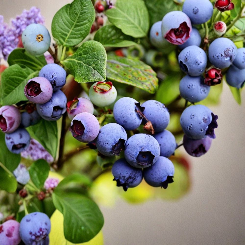 Live Jersey Blueberry Plant – Northern Highbush | 2.5" Pot Starter | Sweet Mid-Season Berries | Cold Hardy Fruit Bush | Garden & Container Friendly