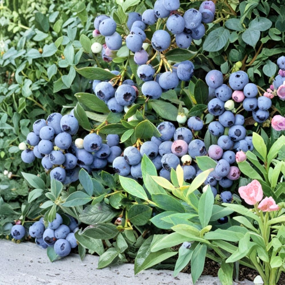 Set of 3 Sunshine Blue Blueberry Starter Plants – Vaccinium ‘Sunshine Blue’ | 4–8 Inches Tall | Compact Berry Bush | Container & Patio Friendly | Easy to Grow