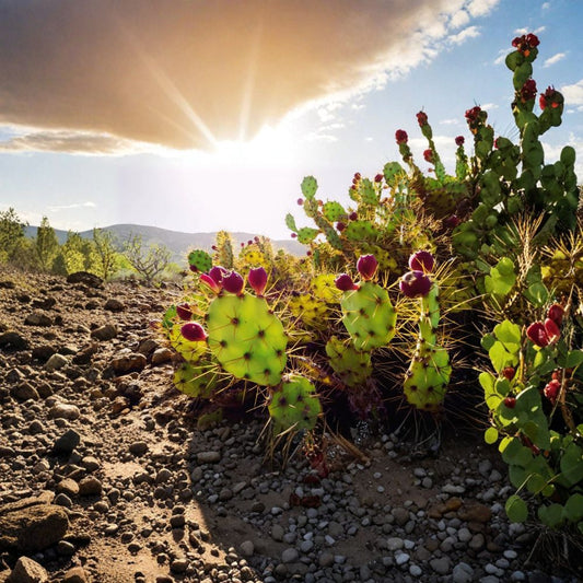 Cactus Pear – Opuntia ficus-indica Heirloom Cactus Seeds | 10 Count | Edible Fruit Variety  Prickly Pear Seeds | Heat & Drought Tolerant | Easy to Grow