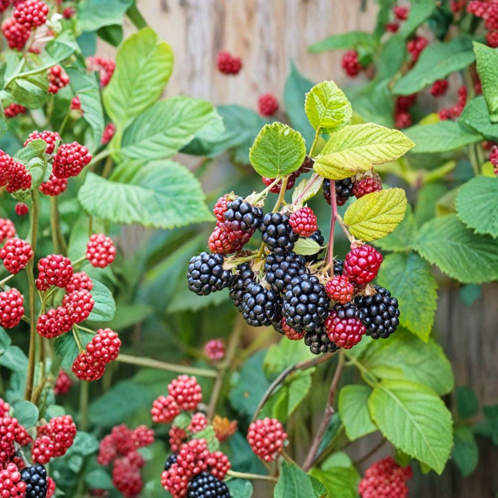 Southern Wild Blackberry Bush – 3 Live Bare Root Plants | Appalachian Wild Harvested Berry Bush | Hardy Edible Blackberry | Backyard Garden Fruit Plants