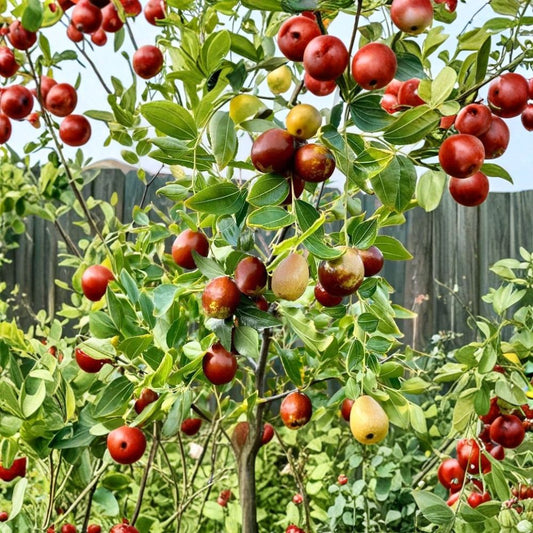 Sugar Cane Jujube Tree – 4 Cuttings 6 Inch | Sweet Honey Fruit Variety | Ziziphus Jujuba Starter | Easy Grow Fruit Tree