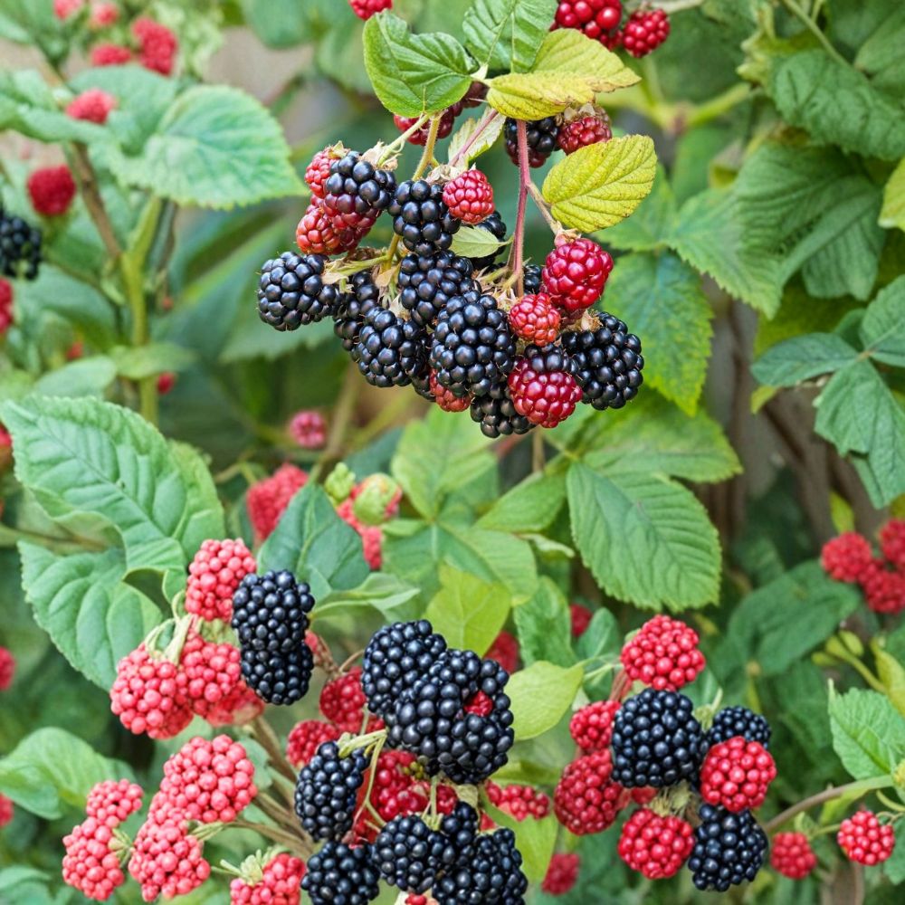 Southern Wild Blackberry Bush – 1 Live Bare Root Plant | Appalachian Wild Harvested Berry Bush | Hardy Edible Blackberry | Backyard Garden Fruit Plant