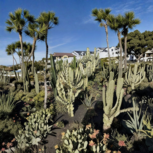 Euphorbia Ammak Cutting 12 Inch | Rare Succulent Cactus Plant | Variegated White Green Euphorbia | Drought Tolerant | No Pot