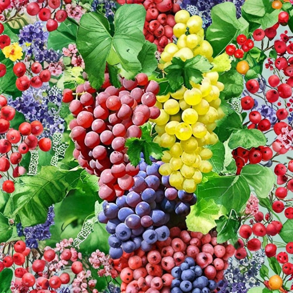 Hardy Grape Cuttings Trio – 15 Total (3 Varieties) | Red White Blue Grape Vines | Cold Hardy Fruit Plants | Easy to Grow