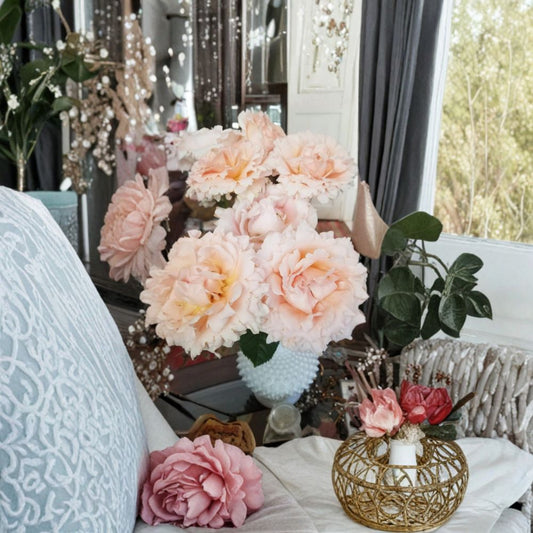 Apricot Polka Climbing Rose Cuttings Set of 3 | Live Fresh Rose Cuttings | Climbing Flowering Plant | Easy to Root | No Pot