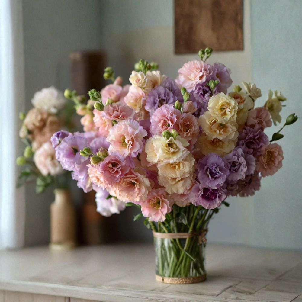 Stock Flower Seeds – Pastel Mix 25 Seeds | Matthiola Incana Edible Flowers | Fragrant Garden Blooms | Cut Flower Garden