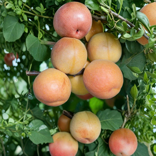 Gold Kist Apricot – Prunus armeniaca Live Fruit Tree | 3–4 Feet Tall | Includes 3 Gallon Nursery Pot  Low Chill Variety | Freestone | Early Heavy Producer