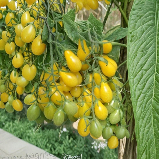 Pear Cherry Tomato – Heirloom Variety 30 Seeds | Non-GMO | Newly Harvested  Sweet & Mild Flavor | Heavy Producer | Free Shipping