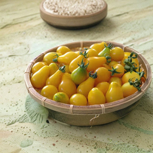 Yellow Pear Tomato – Heirloom Variety 500+ Seeds | Non-GMO | Hand Packed  Sweet Cherry Tomato | Indeterminate Vine | High Yield Plant