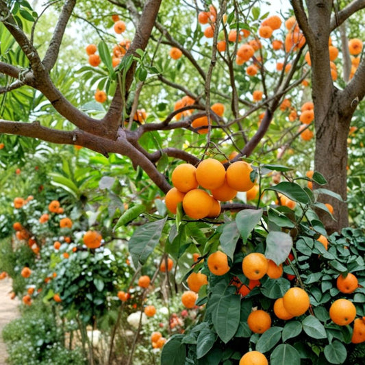 Navel Orange Tree Scions – 4 Fresh Cuttings 6–8 Inch | California Navel Orange | Grafting Wood | High Yield Citrus Variety | Freshly Cut