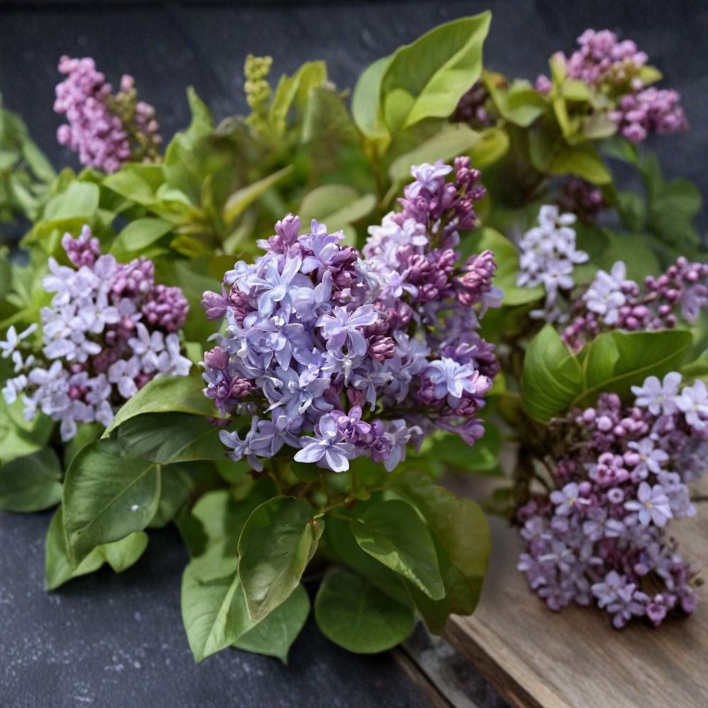 Blue French Lilac Plant – Syringa vulgaris ‘Nadezhda’ Live Starter | Fragrant Double Blooms | Cold Hardy Shrub | Zones 3–8 Garden Favorite