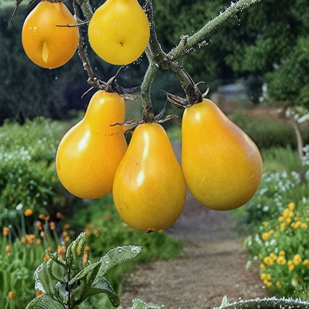 Yellow Pear Tomato – Heirloom Variety 20+ Seeds | USA Seller | Non-GMO  Golden Cherry Tomato | Sweet & Juicy | Easy to Grow