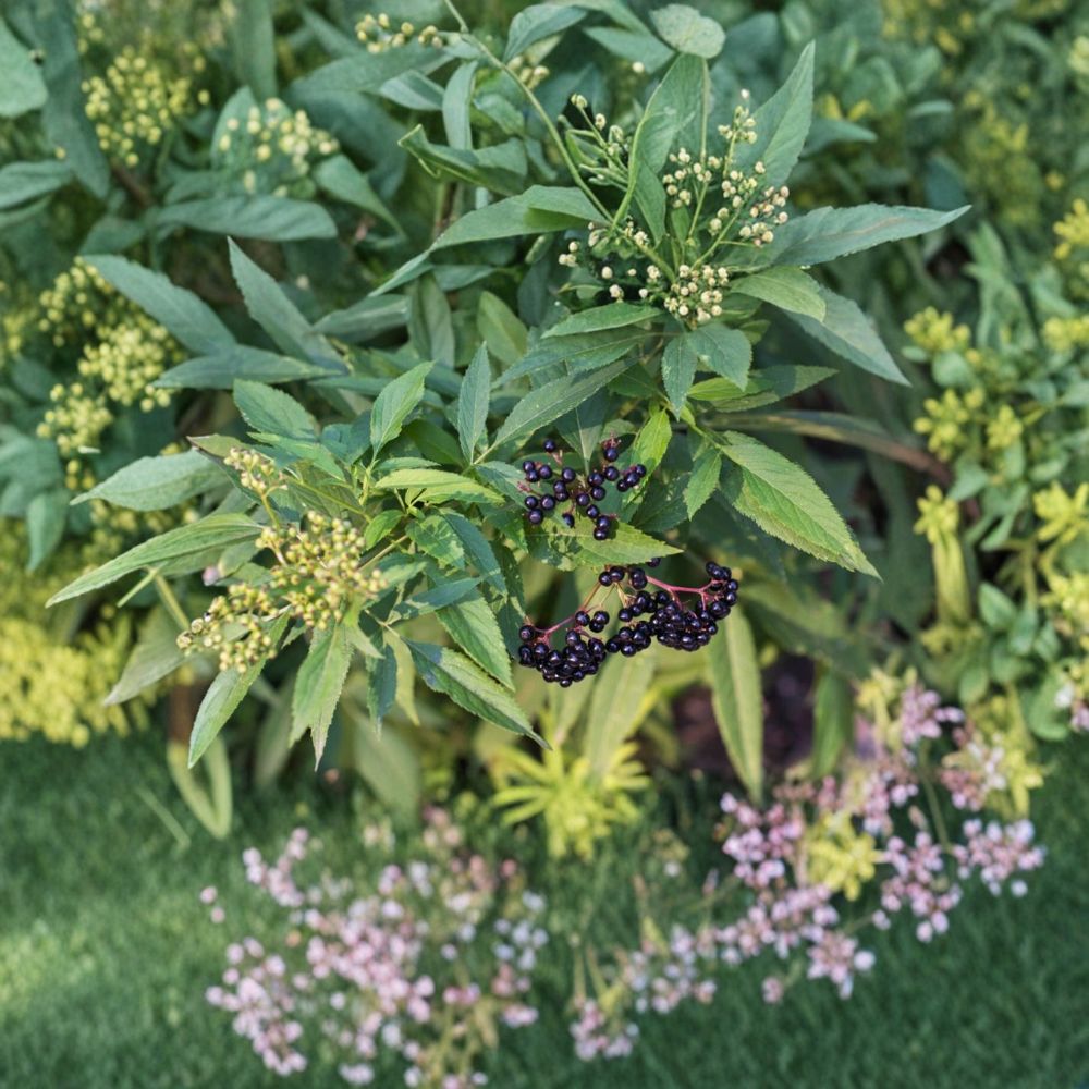 Elderberry Cuttings Set of 6 | Sambucus Canadensis Native Plant | Edible Berry Shrub | Wildflower Fruit Plant | No Pot
