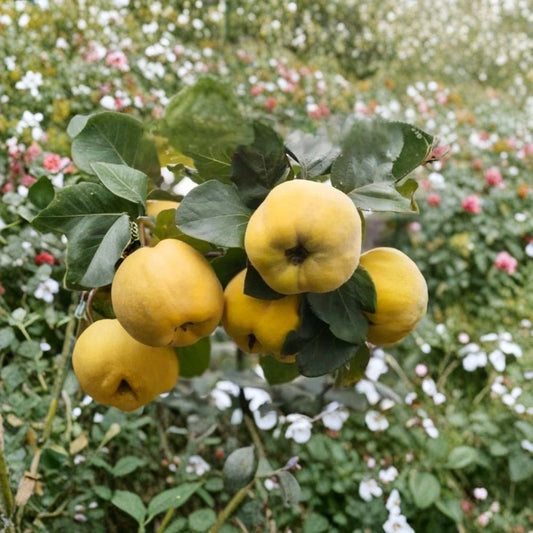 Quince Tree Cutting – Cydonia oblonga Live Unrooted | 6–8 Inch Cutting | Fruit Tree Scion | Easy to Grow