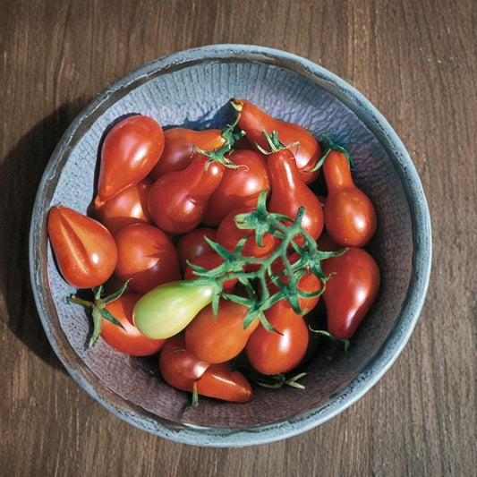 Austin’s Red Pear Tomato – Heirloom Variety 50+ Seeds | Indeterminate | 80 Days  Juicy Pear-Shaped Tomato | High Yield Plant | Garden Favorite