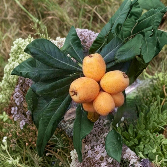 Big Jim Loquat – Eriobotrya japonica Live Seedling Tree | 1–2 Feet Tall | Shipped in 6 Inch Pot  Very Large Sweet Fruit | Cold Hardy | Self-Fertile Variety