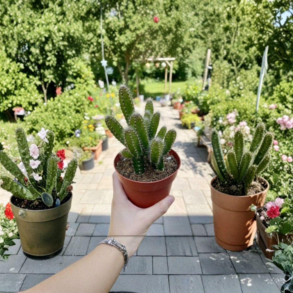Dog Tail Cactus Plant – Selenicereus testudo 4” Pot | Rare Upright Cactus | Rooted Live Plant | Easy Care Houseplant