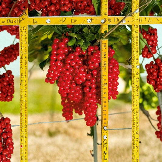 Rovada Red Currant Cuttings – Ribes rubrum | 5 Unrooted Cuttings | Giant Red Berries | High Yield Fruit Shrub | Easy to Grow