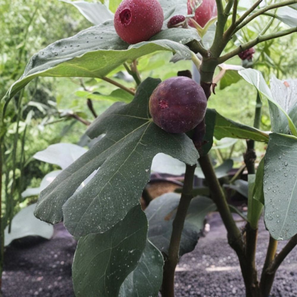 Chicago Hardy Fig – Ficus carica Live Starter Plant | 6–10 Inches Tall | Cold Hardy Edible Fig Tree | Sweet Purple Fruit | Backyard Orchard Favorite