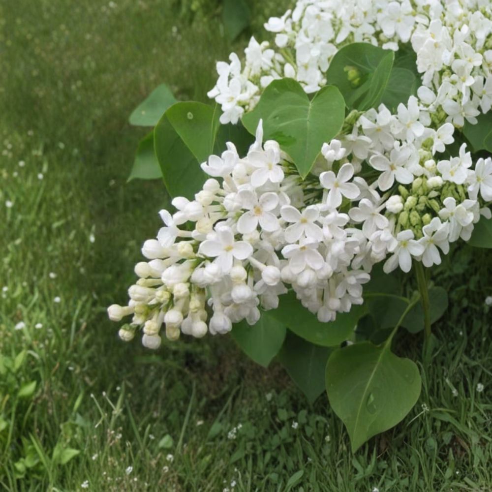 Syringa ‘Bridal Memories’ – Fragrant White Lilac Live Starter Plant | 6–8 Inches Tall | Includes Nursery Pot Spring Bloom Shrub | Garden & Cut Flower Favorite | Easy to Grow