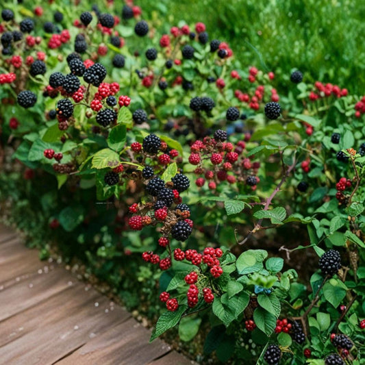 Sweet Blackberry Cuttings – Rubus spp. Live Plant | 5 Unrooted Organic Cuttings | Rare Variety | Edible Fruit Cane | Easy Garden Starter