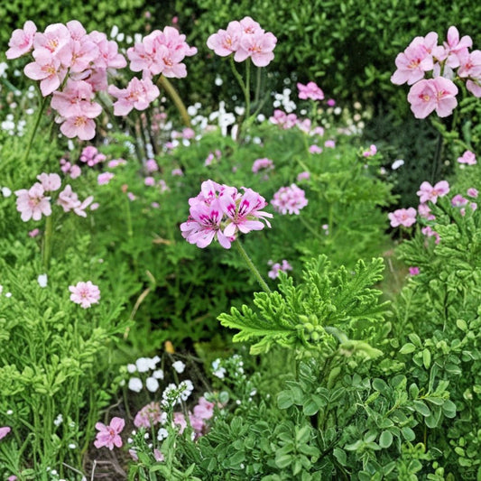 Lemon Scented Geranium Cuttings – Pelargonium citronella | 3 Unrooted Cuttings 3–5 Inch | Fragrant Mosquito Repellent Plant | Easy Grow Herb