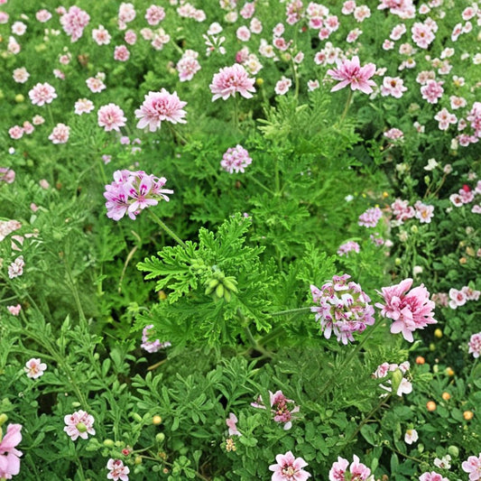 Lemon Scented Geranium Cuttings – Pelargonium citronella Live Plant | 3 Unrooted Cuttings 3–5 Inch | Fragrant Mosquito Repellent Plant | Easy Grow Herb