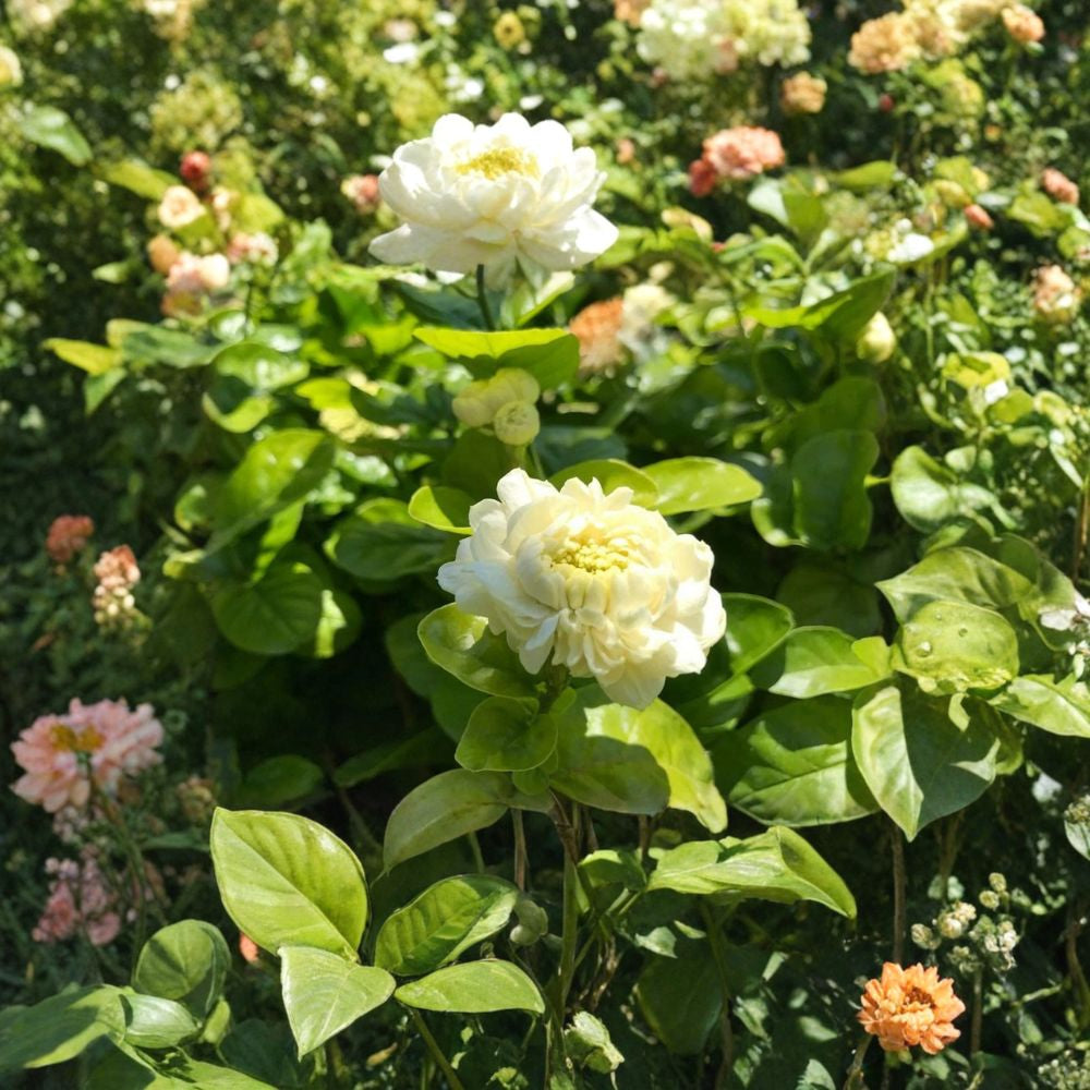 Grand Duke Jasmine – Jasminum sambac ‘Grand Duke’ Live Plant | 1 Foot Tall | Includes 1 Gallon Nursery Pot  Fragrant Double Blooms | Tropical Evergreen | Patio & Indoor Favorite