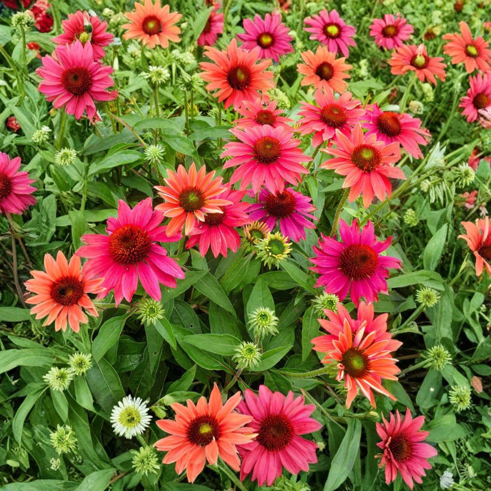 Echinacea ‘Tres Amigos’ – Coneflower Live Starter Plant | Compact Perennial | Includes Nursery Pot Color-Changing Blooms | Pollinator Friendly | Easy to Grow