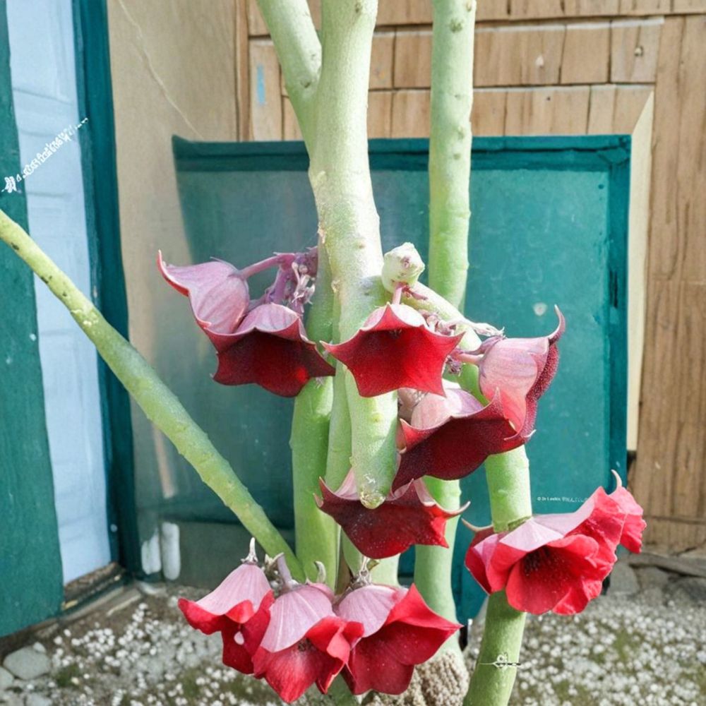 Huernia pendula Plant – Bootlace Huernia Live Succulent | 3.5" Potted Fully Rooted | Rare Trailing Succulent | Blooming Size Collector Plant
